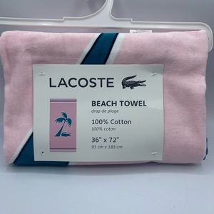 Genuine Lacoste beach towel